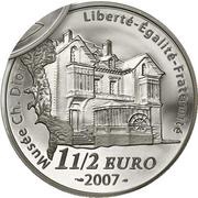 1½ Euros Christian Dior, France, 2007 reverse image