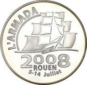 1½ Euros Rouen Armada, France, 2008 reverse image