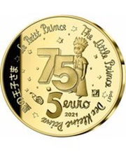 5 Euros The Little Prince reverse image