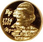 10 Euros Wolfgang Amadeus Mozart obverse image