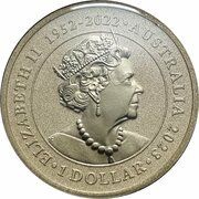 1 Dollar In the name of Elizabeth II; 6th Portrait - Happy Birthday obverse image