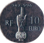 10 Euros Hugues Capet obverse image