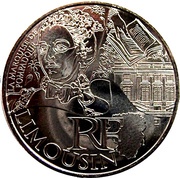 10 Euros Limousin obverse image