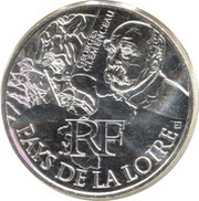 10 Euros Pays de la Loire obverse image