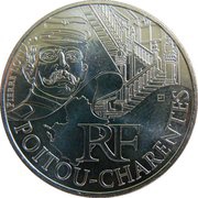10 Euros Poitou-Charentes obverse image