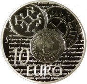 10 Euros Monnaie de Paris, France, 2014 reverse image
