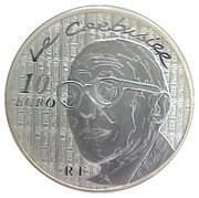 10 Euros Le Corbusier obverse image