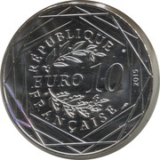 10 Euros – Astérix and Equality Astérix aux Jeux Olympiques obverse image