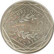 10 Euros - Jean-Paul Gaultier Paris, Capitale obverse image