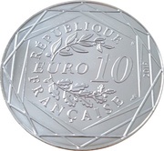 10 Euros - Coin of History Vercingetorix obverse image