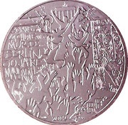 10 Euros 30 years of fall of Berlin wall, France, 2019 reverse image