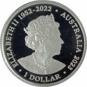 1 Dollar In the name of Elizabeth II; 6th Portrait - The Big Pineapple - Silver Proof obverse image