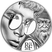 10 Euros Harry Potter and Albus Dumbeldore obverse image