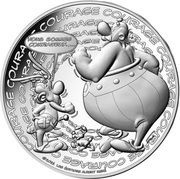10 euros Astérix courage, France, 2022 reverse image