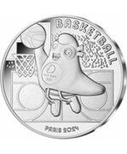 10 Euros basketball, France, 2023 reverse image
