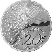 20 Euros Shakespeare obverse image