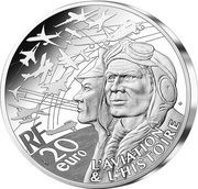 20 Euros Curtiss P-40 obverse image