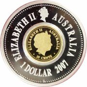 1.25 Dollars - Elizabeth II 3rd and 4th Portrait - Lunar New Year - Silver Gilt obverse image