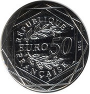 50 Euros Paix Asterix, Le Banquet obverse image