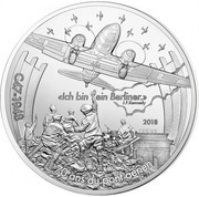 50 Euros Dakota; silver, France, 2018 reverse image