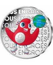 50 Euros Tous engagés, France, 2023 reverse image
