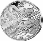 50 Euros 24 Hours of Le Mans, silver obverse image