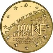 100 Euros World War II obverse image