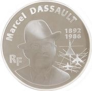 100 Euros Marcel Dassault obverse image