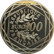 100 Euros Rooster obverse image