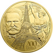 200 Euros Age of Iron and Glass, France, 2017 reverse image