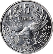 5 Francs Essai, France, 1952 reverse image