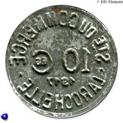 10 Centimes reverse image