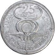 25 Centimes - Chambre de commerce de Dijon [21] obverse image