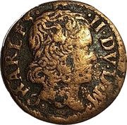 Denier Tournois - Charles II 2nd type obverse image