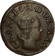 Denier Tournois - Charles II 3rd type obverse image