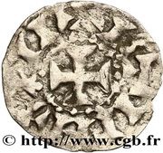 Denier - Ithier, France, 963-981 reverse image