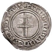 Groschen - René I Lorraine Cross; Lily, France, 1431-1453 reverse image