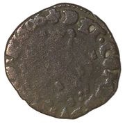 Double Denier in the name of Philip II, France, 1591-1607 reverse image