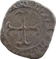 Engrogne with crowned lion - Philip III, France, 1419-1432 reverse image