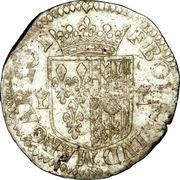 ¼ Ecu - Francis and Louise-Marguerite 2nd type obverse image