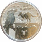 2 Dollars - Elizabeth II 6th Portrait - Australian Wildlife, Australia, 2021 reverse image
