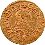 Denier Tournois - Gaston d'Orléans 6th type obverse image