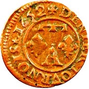 Denier Tournois - Gaston d'Orléans 13th type, France, 1652-1654 reverse image
