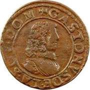 Double Tournois - Gaston d'Orléans 11th type obverse image