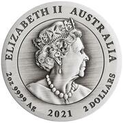 2 Dollars - Elizabeth II 6th Portrait - Year of the Ox - Antique Finish obverse image