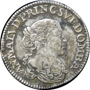 1⁄12 Ecu - Anna Mary Louise 3rd type obverse image