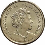 2 Dollars - Elizabeth II 6th Portrait - Honey Bee obverse image