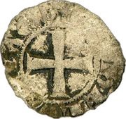 Denier - Guy Lusignan obverse image