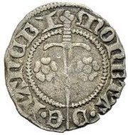 Denier - John I Nancy; shield reverse image