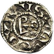 Denier - Burchard II and king Conrad I obverse image